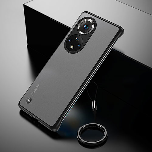 Transparent Crystal Frameless Hard Case Back Cover H03 for Huawei Nova 9 Black