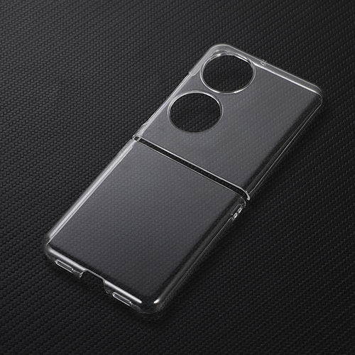 Transparent Crystal Hard Case Back Cover for Huawei P50 Pocket Clear