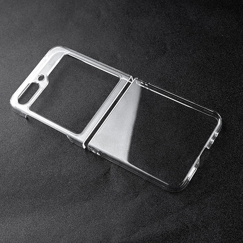 Transparent Crystal Hard Case Back Cover for Samsung Galaxy Z Flip5 5G Clear