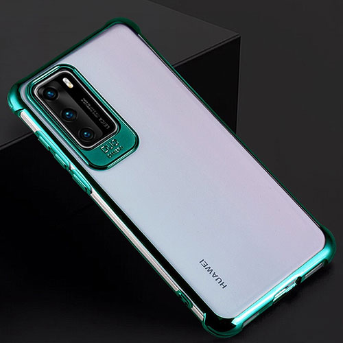 Transparent Crystal Hard Case Back Cover N01 for Huawei P40 Green