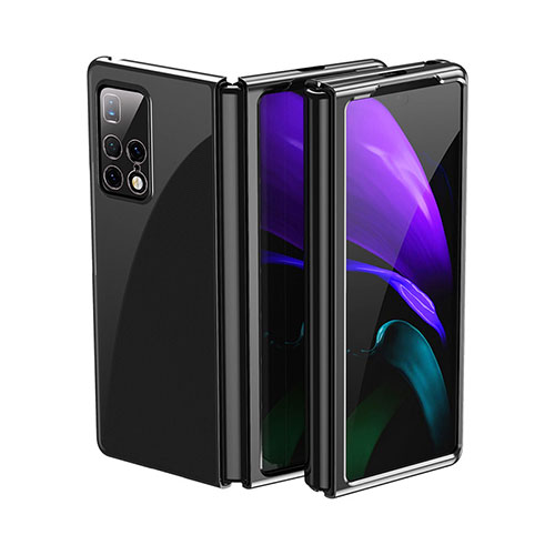 Transparent Crystal Hard Case Back Cover QH1 for Huawei Mate X2 Black