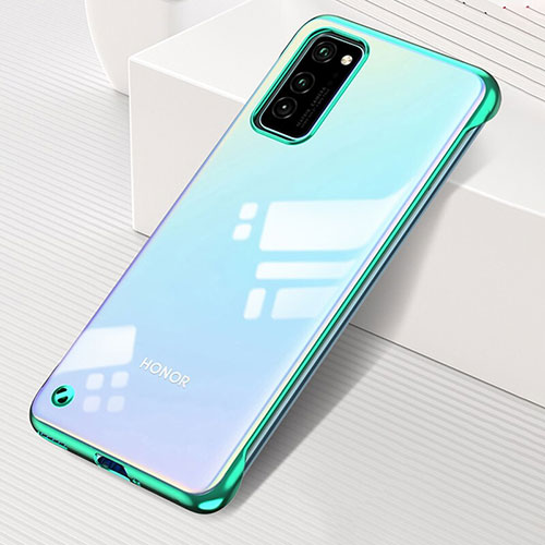 Transparent Crystal Hard Case Back Cover S01 for Huawei Honor V30 5G Green