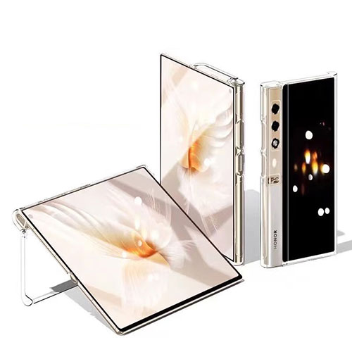 Transparent Crystal Hard Case Back Cover T01 for Huawei Honor V Purse 5G Clear