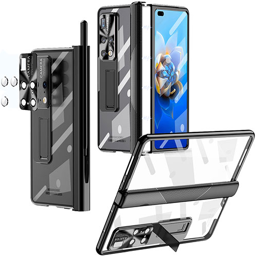 Transparent Crystal Hard Case Back Cover ZL1 for Huawei Mate X2 Black