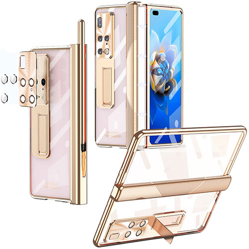 Transparent Crystal Hard Case Back Cover ZL1 for Huawei Mate X2 Gold