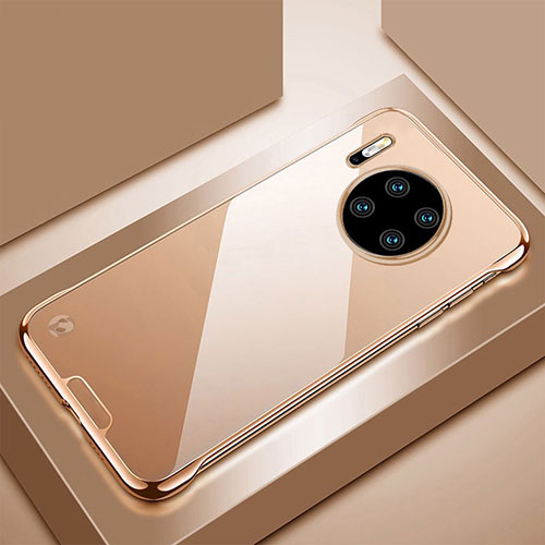 Transparent Crystal Hard Rigid Case Back Cover H02 for Huawei Mate 30 Pro Gold