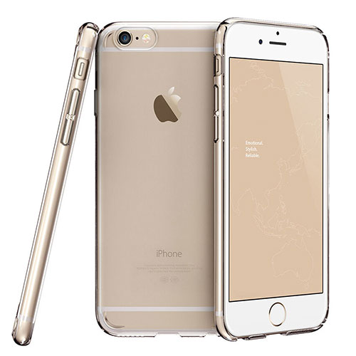 Transparent Crystal Hard Rigid Case Cover C01 for Apple iPhone 6 Clear