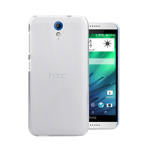 Transparent Crystal Hard Rigid Case Cover for HTC Desire 820 Mini White