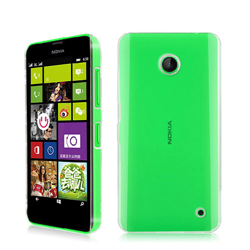 Transparent Crystal Hard Rigid Case Cover for Nokia Lumia 630 Clear