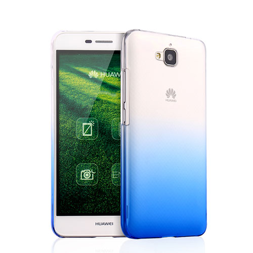 Transparent Gradient Hard Rigid Case for Huawei Enjoy 5 Blue