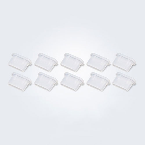 Type-C Anti Dust Cap USB-C Plug Cover Protector Plugy Universal 10PCS H01 for Apple iPad Pro 11 (2021) White