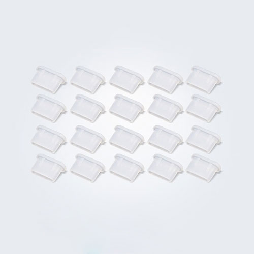 Type-C Anti Dust Cap USB-C Plug Cover Protector Plugy Universal 20PCS for Apple iPad Air 5 10.9 (2022) White