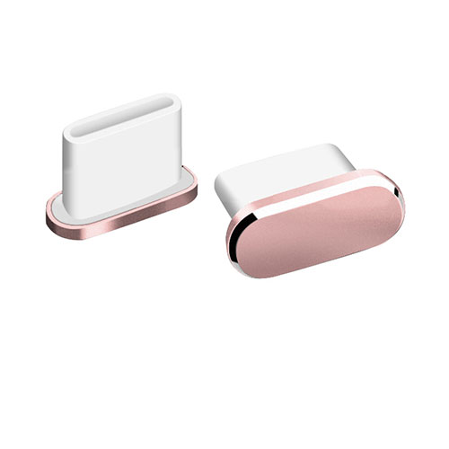Type-C Anti Dust Cap USB-C Plug Cover Protector Plugy Universal H06 for Apple iPad Pro 11 (2022) Rose Gold