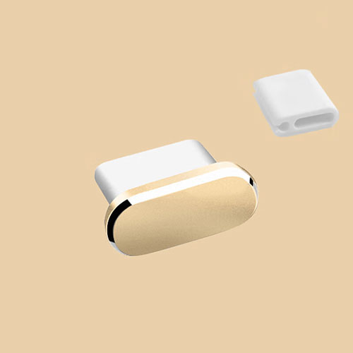 Type-C Anti Dust Cap USB-C Plug Cover Protector Plugy Universal H10 for Apple iPad Air 5 10.9 (2022) Gold