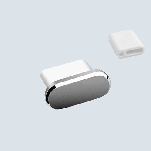 Type-C Anti Dust Cap USB-C Plug Cover Protector Plugy Universal H10 for Apple iPad Pro 11 (2022) Dark Gray
