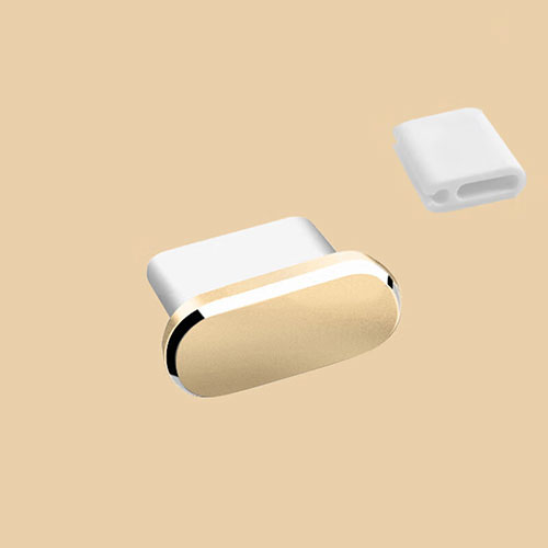 Type-C Anti Dust Cap USB-C Plug Cover Protector Plugy Universal H10 for Apple iPad Pro 12.9 (2021) Gold