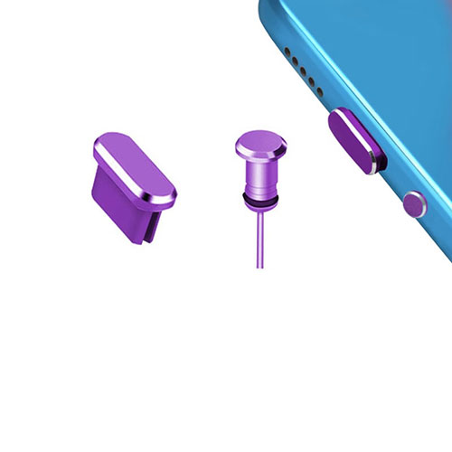 Type-C Anti Dust Cap USB-C Plug Cover Protector Plugy Universal H15 for Apple iPhone 15 Purple