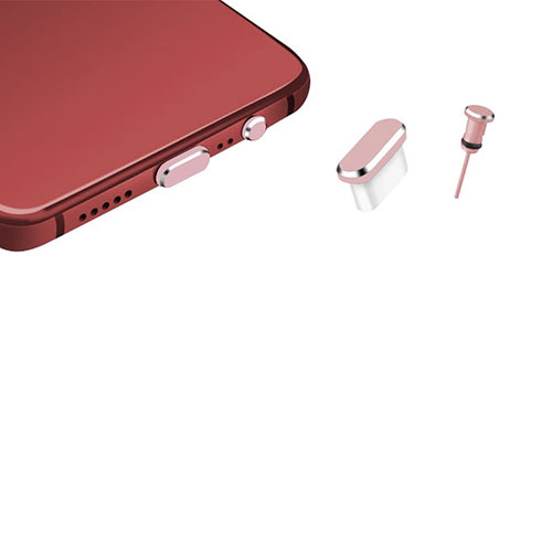 Type-C Anti Dust Cap USB-C Plug Cover Protector Plugy Universal H17 for Apple iPad Pro 11 (2022) Rose Gold