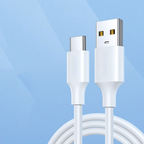 Type-C Charger USB-C Data Cable Charging Cord Android Universal 3A H03 for Apple iPad Pro 12.9 (2022) White