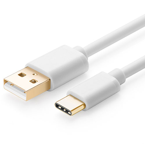 Type-C Charger USB Data Cable Charging Cord Android Universal T01 White