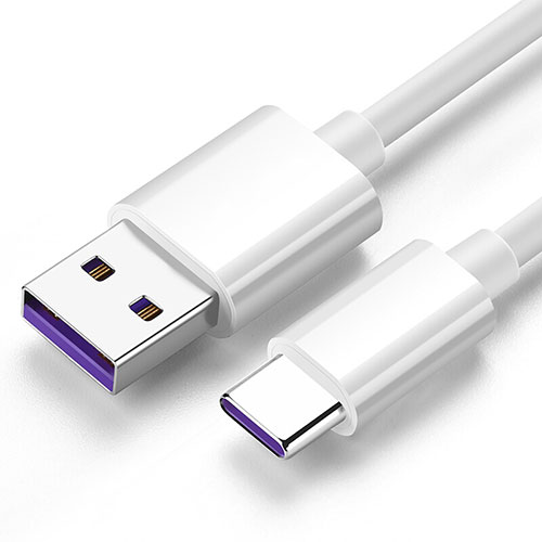 Type-C Charger USB Data Cable Charging Cord Android Universal T06 for Apple iPad Air 5 10.9 (2022) White