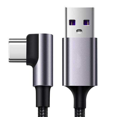 Type-C Charger USB Data Cable Charging Cord Android Universal T07 for Apple iPad Air 5 10.9 (2022) Black