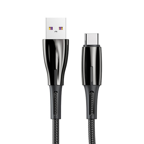 Type-C Charger USB Data Cable Charging Cord Android Universal T12 for Apple iPad Air 5 10.9 (2022) Black