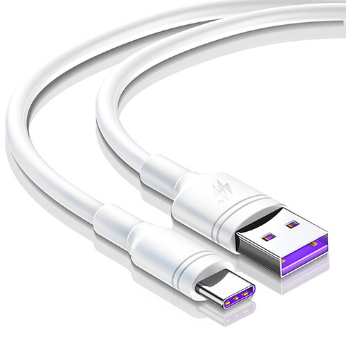 Type-C Charger USB Data Cable Charging Cord Android Universal T15 for Apple iPad Pro 12.9 (2022) White