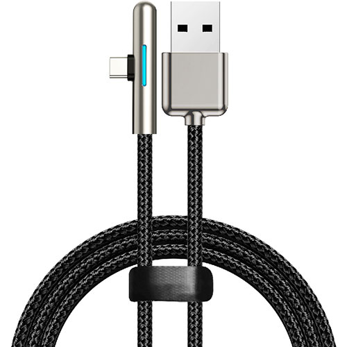 Type-C Charger USB Data Cable Charging Cord Android Universal T25 Black