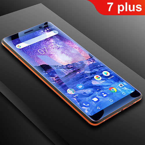 Ultra Clear Anti Blue Light Full Screen Protector Film B01 for Nokia 7 Plus Clear