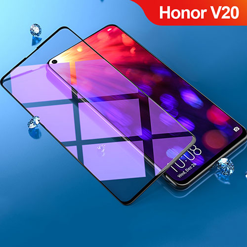 Ultra Clear Anti Blue Light Full Screen Protector Tempered Glass F02 for Huawei Honor View 20 Black