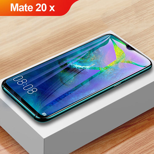 Ultra Clear Anti Blue Light Full Screen Protector Tempered Glass F02 for Huawei Mate 20 X 5G Black