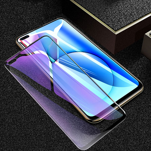 Ultra Clear Anti Blue Light Full Screen Protector Tempered Glass F02 for Realme X50 5G Black