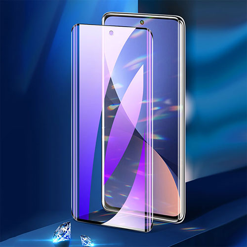 Ultra Clear Anti Blue Light Full Screen Protector Tempered Glass F04 for Xiaomi Mi 12 5G Black