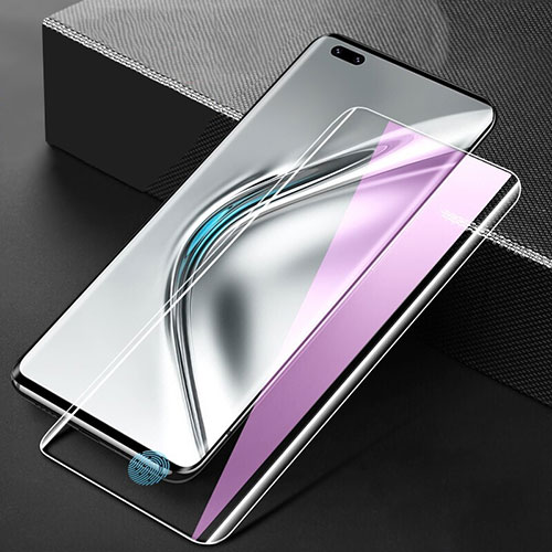 Ultra Clear Anti Blue Light Full Screen Protector Tempered Glass F07 for Huawei Honor V40 5G Black