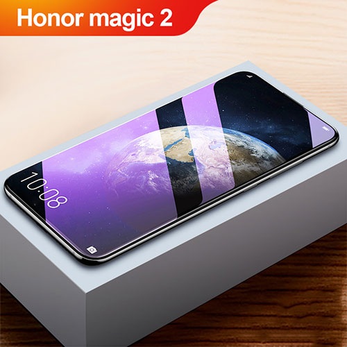 Ultra Clear Anti Blue Light Full Screen Protector Tempered Glass for Huawei Honor Magic 2 Black