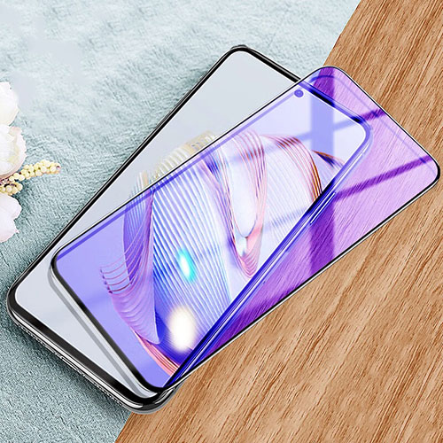 Ultra Clear Anti Blue Light Full Screen Protector Tempered Glass for Huawei Nova 10 SE Black