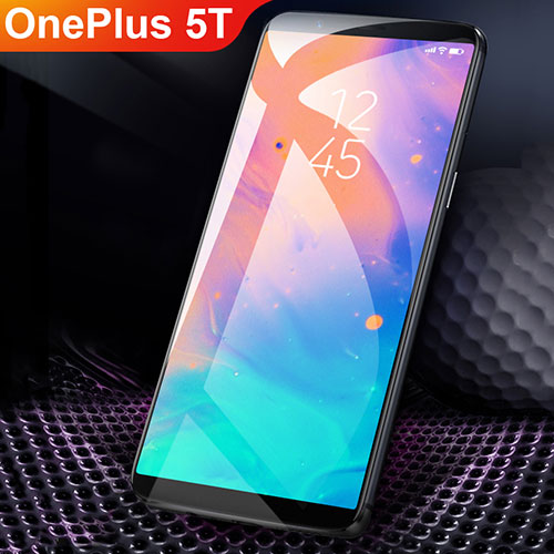 Ultra Clear Anti Blue Light Full Screen Protector Tempered Glass for OnePlus 5T A5010 White