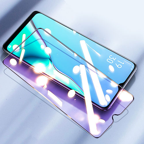 Ultra Clear Anti Blue Light Full Screen Protector Tempered Glass for Realme C30s Black