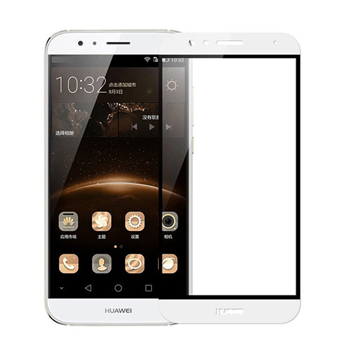 Ultra Clear Full Screen Protector Tempered Glass F02 for Huawei G8 White