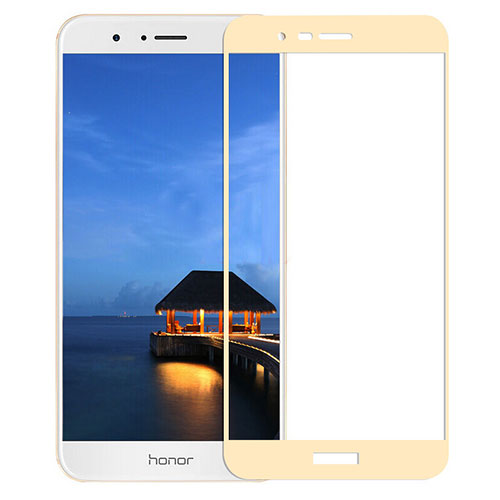 Ultra Clear Full Screen Protector Tempered Glass F02 for Huawei Honor 8 Pro Gold