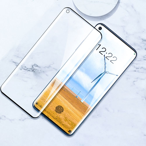 Ultra Clear Full Screen Protector Tempered Glass F02 for OnePlus 8 Black