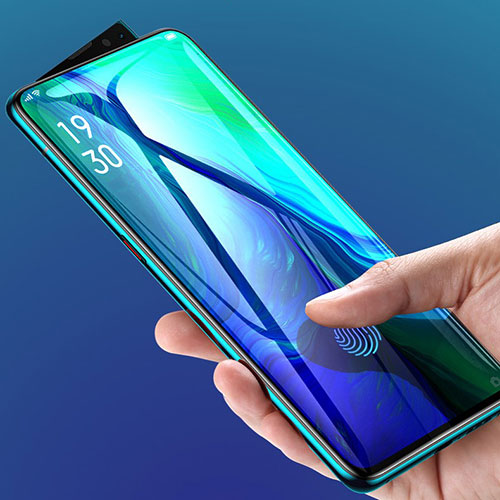 Ultra Clear Full Screen Protector Tempered Glass F02 for Oppo Reno 10X Zoom Black