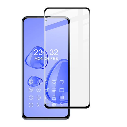 Ultra Clear Full Screen Protector Tempered Glass F02 for Oppo Reno11 5G Black