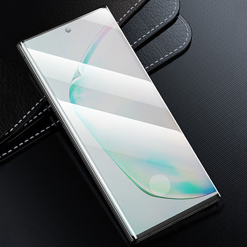 Ultra Clear Full Screen Protector Tempered Glass F02 for Samsung Galaxy Note 10 Black