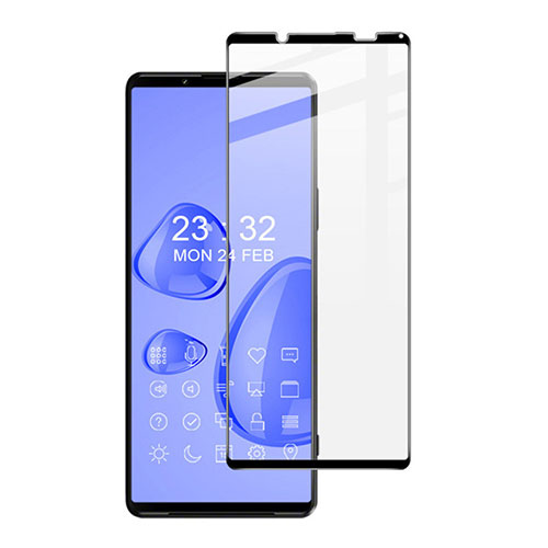 Ultra Clear Full Screen Protector Tempered Glass F02 for Sony Xperia 10 V Black