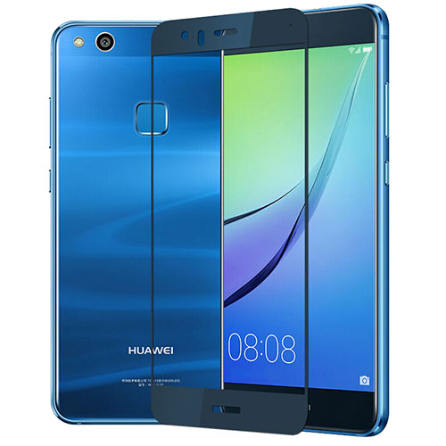 Ultra Clear Full Screen Protector Tempered Glass F03 for Huawei P10 Lite Blue