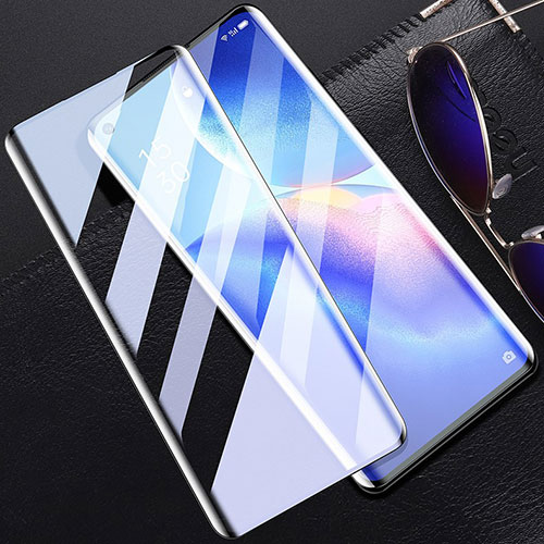 Ultra Clear Full Screen Protector Tempered Glass F03 for Oppo Reno5 Pro 5G Black