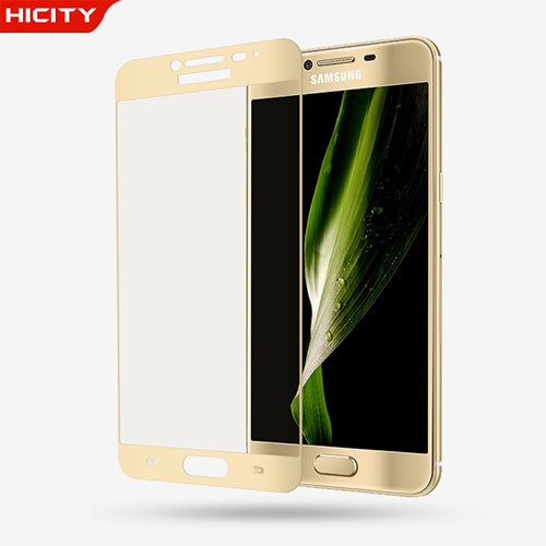 Ultra Clear Full Screen Protector Tempered Glass F03 for Samsung Galaxy C5 SM-C5000 Gold