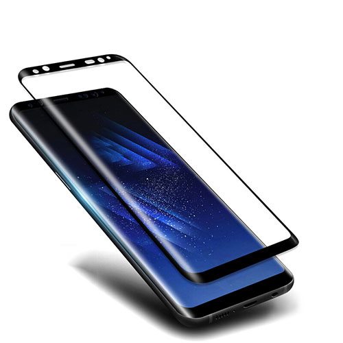 Ultra Clear Full Screen Protector Tempered Glass F03 for Samsung Galaxy S8 Plus Black